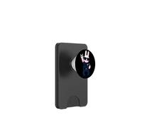 Cool Bunny Police Rabbit Rock On Animal Graphic Officer PopSockets PopWallet per MagSafe