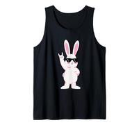 Cool Bunny Rock On Funny Rabbit Occhiali da Sole Design Canotta