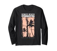 Cool California Venice Summer Vibes Venice Beach Graphic Maglia a Manica