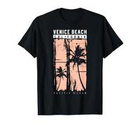 Cool California Venice Summer Vibes Venice Beach Graphic Maglietta