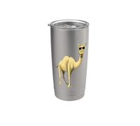 Cool Cammello Con Occhiali Da Sole Cool Camel Sunglasses Bicchiere termico in acciaio inox doppia parete