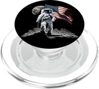 Cool camminare sulla Luna per gli amanti dello spazio PopSockets PopGrip per MagSafe