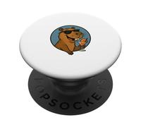 Cool Capybara Estate Vacanze Fun Animal PopSockets PopGrip Adesivo