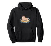 Cool Capybara Pool Float Occhiali da Sole Estivi Felpa con Cappuccio
