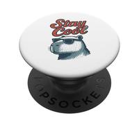 Cool Capybara Resta cool Retro Capybara PopSockets PopGrip Adesivo