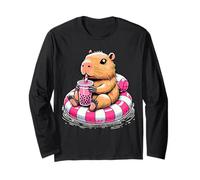 Cool Capybara Vibes - Divertente Regalo Capybara - Cute Capybara Maglia a Manica