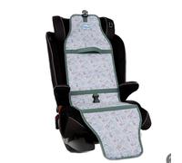 Cool Carats Tappetino rinfrescante per seggiolino auto per neonati, bambini piccoli e bambini, comodo e resistente, per le calde giornate estive, motivo floreale mezzo bianco, taglia unica