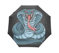 Cool Carino Arte Serpente Ombrello Pieghevole Automatico Ombrelli Portatile Ombrello Pieghevoli da viaggio Per Bambina Bambini