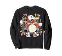 Cool Cartoon Drum Kit Jam Felpa