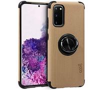 Cool Case - Custodia rigida per Samsung G980 Galaxy S20 + anello (beige)