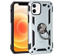Cool Case per iPhone 12 Mini Anello Rigido Argento