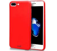 Custodia in silicone rosso freddo per iPhone 7 Plus / iPhone 8 Plus