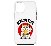 Cool Cat Eats Ramen Novelty Graphic Tees & Cool Designs fun Custodia per iPhone 12/12 Pro