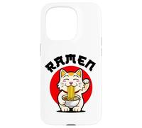 Cool Cat Eats Ramen Novelty Graphic Tees & Cool Designs fun Custodia per iPhone 15 Pro