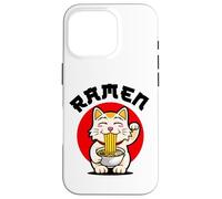 Cool Cat Eats Ramen Novelty Graphic Tees & Cool Designs fun Custodia per iPhone 16 Pro