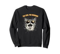 Cool Cat Shirt - Occhiali da sole Kitty Felpa