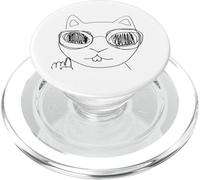 Cool Cat - Zero pensieri, vibrazioni pure PopSockets PopGrip per MagSafe