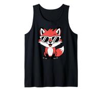 Cool Charming Red Fox with Sunglasses Canotta