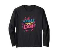 Cool Chase the Cash Emblem per ragazzi e ragazze Maglia a Manica