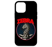 Cool Chess Horse in Zebra Style Illustration Graphic Designs Custodia per iPhone 12 mini