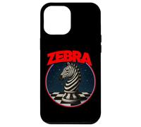 Cool Chess Horse in Zebra Style Illustration Graphic Designs Custodia per iPhone 12 Pro Max