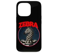 Cool Chess Horse in Zebra Style Illustration Graphic Designs Custodia per iPhone 13 Pro