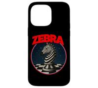 Cool Chess Horse in Zebra Style Illustration Graphic Designs Custodia per iPhone 14 Pro Max