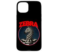 Cool Chess Horse in Zebra Style Illustration Graphic Designs Custodia per iPhone 15 Plus