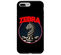 Cool Chess Horse in Zebra Style Illustration Graphic Designs Custodia per iPhone 7 Plus/8 Plus