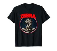 Cool Chess Horse in Zebra Style Illustration Graphic Designs Maglietta