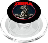 Cool Chess Horse in Zebra Style Illustration Graphic Designs PopSockets PopGrip per MagSafe