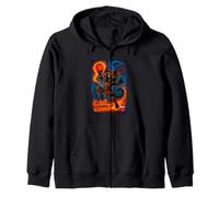 Cool Chicago Cat Warrior basketball Slam Dunk Graphic Design Felpa con Cappuccio