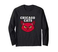 Cool Chicago Red Cats Warrior basketball Slam Dunk Graphic Maglia a Manica
