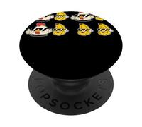 Cool Chicken Banana Cartoon Sunglasses Thumbs Up Humor PopSockets PopGrip Adesivo