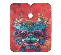 Cool Chinese Dragon Grembiule da barbiere con chiusura a scatto regolabile, elegante mantella chimica da salone per clienti capa para Corte de Cabello 165,1 x 139,7 cm