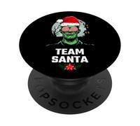 Cool Christmas Frankenstein Illustration Graphic Design Fun PopSockets PopGrip Adesivo