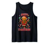 Cool Christmas Teddy Bear Illustration Graphic Designs Canotta