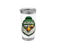 Cool City Pride Eagle Beanie Skyline Occhiali da sole con grafica Bicchiere termico in acciaio inox doppia parete