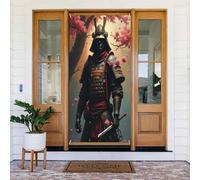 Cool Classic Samurai Stampa No.15 Coperture decorative per porta, decorazione per interni ed esterni, primavera, estate, autunno, inverno, Halloween, Natale, decorazioni per la casa