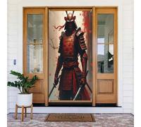 Cool Classic Samurai Stampa No.17 Coperture decorative per porta, decorazione per interni ed esterni, primavera, estate, autunno, inverno, Halloween, Natale, decorazioni per la casa