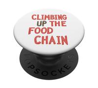 Cool Climbing up the Food Chain Dichiarazione PopSockets PopGrip Adesivo