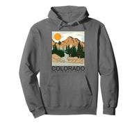 Cool Colorado The Rocky Mountains Illustration Graphic Felpa con Cappuccio