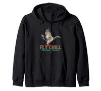 Cool Colorful Mallard Duck Fly Chill Random Country Graphic Felpa con Cappuccio