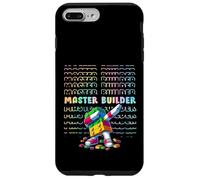 Cool Colorful Master Builder Dabbing Blocks Bricks Builder Custodia per iPhone 7 Plus/8 Plus