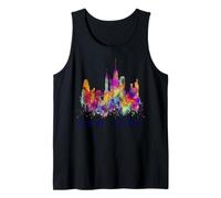 Cool Colorful New York City Skyline, New York City Splash Canotta