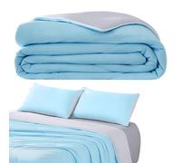 Cool Comforter, Cooling Blanket for Hot Sleepers, Cooling Throw Blanket, Double Side Lightweight All-Season Bedding Solution for Travel Camping Night Sweats Home Couch Nap