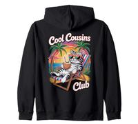 Cool Cousins Club Cat Crew Cruise Crazy Trip Nonna Vacay Felpa con Cappuccio
