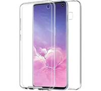 Cool - Cover in silicone 3D per Samsung G973 Galaxy S10, parte anteriore trasparente e posteriore