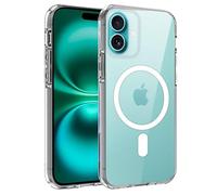 Custodia magnetica trasparente e fantastica per iPhone 16 Plus