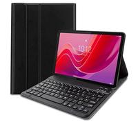 Custodia con tastiera Bluetooth in similpelle nera per Lenovo Tab M11